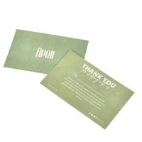 Les cartes de remerciement personnalisées conviennent à votre entreprise Carte de remerciement de vœux personnalisée avec logo
