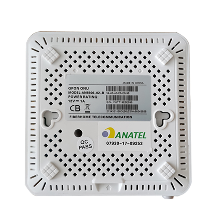 ГОЛОС СЕТИ МАРШРУТИЗАТОРА FFTH FiberHome AN5506-02B GPON 1GE 1FE 1TEL ONU ONT