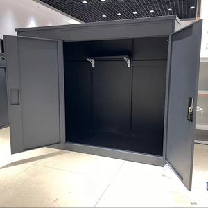 Kim loại xe đạp lưu trữ tủ ngoài trời không thấm nước chống gỉ có thể khóa tủ nhà vườn công cụ linh tinh tổ chức tủ - Product Image 6