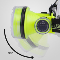 Étanche IPX8 Rechargeable Plongée Natation Randonnée Camping Chasse Pêche Phare Sous-Marine Haute Lumen Sécurité Head Light