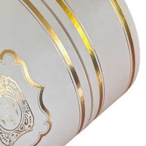 Caja de Tubo de Papel Blanco con Logotipo Personalizado Estampado en Caliente para Envasado de Té - Envase Cilíndrico de Cartón Ecológico Tamaños/Colores Personalizados - Product Image 4