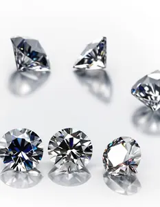高品质VVS硅石松散宝石天然彩色替代传统钻石类似于Ct尺寸