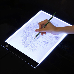 A4 LED Tekentafel Tekenschrijftablet Kopieerblok Schrijven Schetsen Wacom Tracing LED Lichtpad LED Tekentafel - Product Image 1