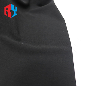 100% ポリエステル無地生地レクサス通常黒イスラム教徒女性ドレスドバイアバヤ生地 - Product Image 4