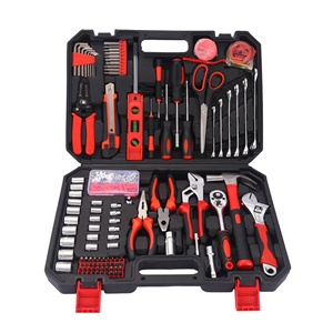 Vente en gros OEM personnalisée, ensemble d'outils professionnels manuels de 128 pièces, boîte à outils multifonctionnelle pour usage domestique, Powerlift TS059 - Product Image 1