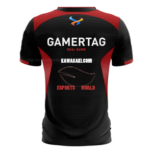 Manufacturer Wholesale Plus Size <strong>Gaming</strong> <strong>Tshirt</strong> Pro E-sports Team Uniform Heat-Transfer Printed 100% Polyester Jersey - Product Image 2