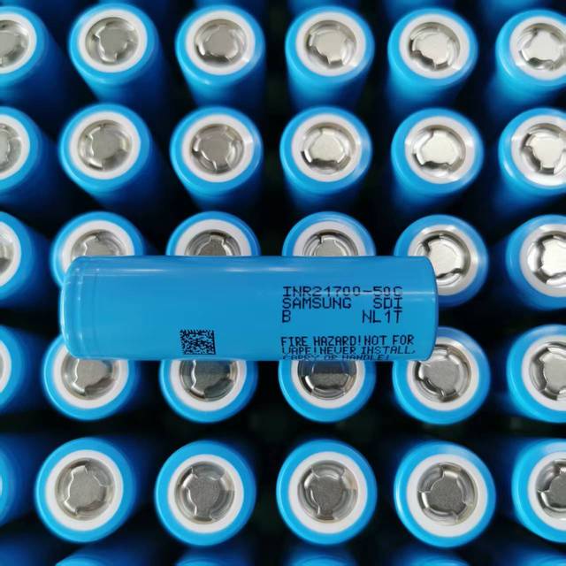 21700 5000mah Cylindrical Rechargeable Lithium Ion Battery for Samsung 50S 35E 30Q 25R 18650 Models 50S/50G/50E/58E/45T/40T