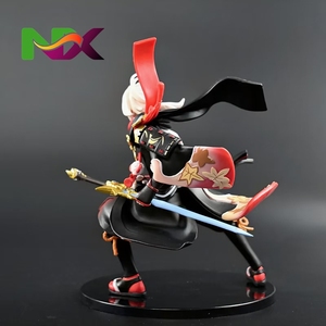 Figurine d'action de jeu d'anime <span class=keywords><strong>Genshin</strong></span> <span class=keywords><strong>Impact</strong></span> Kaedehara <span class=keywords><strong>Kazuha</strong></span> de 20 cm, figurine de guerrier Ronin, modèle de statue, poupée, artisanat en plastique - Product Image 4