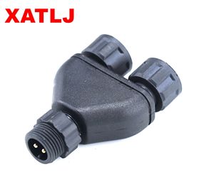 Xatlj m12 sies2 3 4 5 6 7 8 2 + 3 2 + 4 ליבה y הצורה הגברית נקבה butt + 5a ce etl UL94V-0 ip67 - Product Image 3