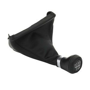 Pommeau de levier de vitesse manuel 5/6 vitesses noir LHD pour BMW E90 E91 E92 avec soufflet en cuir et accessoires - Product Image 3