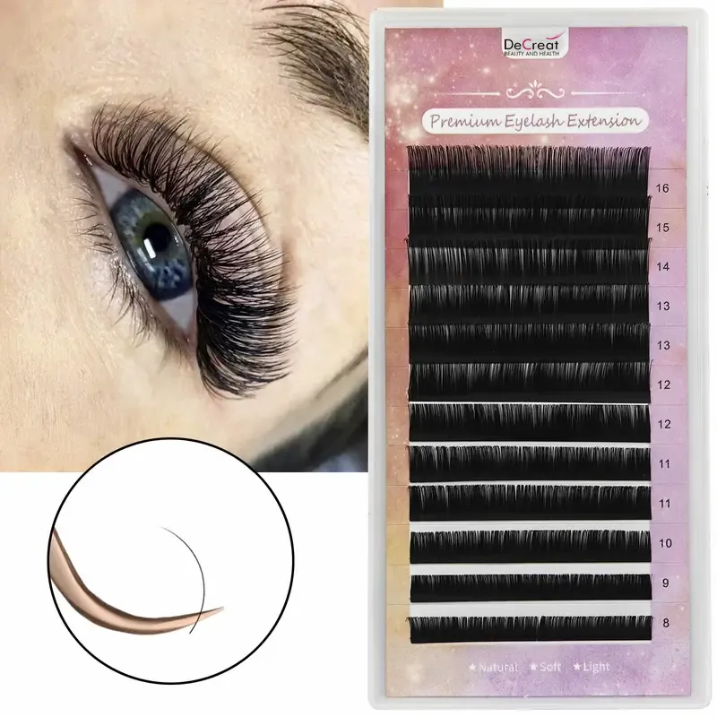 Groothandel Premium Kasjmier Lash Extensie Levert 0.03 Cc Individuele Volume Lash Trays Private Label Nerts Wimper Extensions