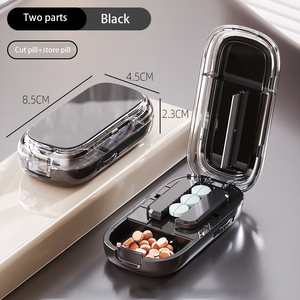Home <strong>Container</strong> Pill Cutter for Multiple Pills at Once, Pill Cutter Splitter for Pills, with Stainless Steel Hidden <strong>Sharp</strong> - Product Image 5