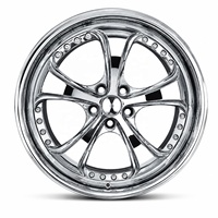 Velg Tempa Dua Bagian Mewah Untuk Jaguar F-Type 20 21 Inci Desain Multi Spoke 12,000T Velg Alloy Performa Tinggi VIA
