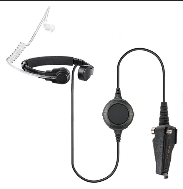 Security Mini FBI Invisible Radio Earphones Walkie Talkie Acoustic Tube Earpiece Headset MTP3200 Telephone Headset