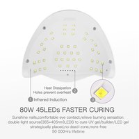 Lampe à manucure SUN X5 LED MAX, 45 LED, lampe UV pour ongles, double longueur d'onde 365nm+405nm, pour le séchage du vernis à ongles, sécheuse à gel, garantie 1 an