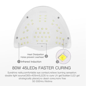 <span class=keywords><strong>Lampe</strong></span> à <span class=keywords><strong>manucure</strong></span> SUN X5 LED MAX, 45 LED, <span class=keywords><strong>lampe</strong></span> UV pour ongles, double longueur d'onde 365nm+405nm, pour le séchage du vernis à ongles, sécheuse à gel, garantie 1 an - Product Image 3