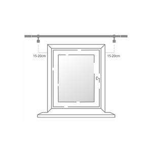 Système de rail de plafond en PVC industriel de qualité supérieure Bojanek, double rail coulissant, ensemble complet, qualité d'exportation, glissement fluide - Product Image 2