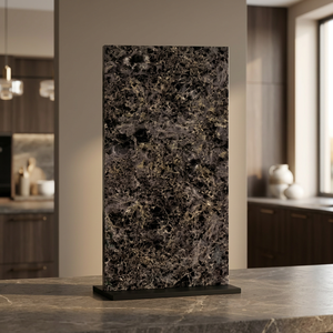 Azulejos de porcelana pulida con aspecto de mármol Emperador Nero 800X1600 mm Diseño de lujo de alto brillo para pisos y paredes - Product Image 2