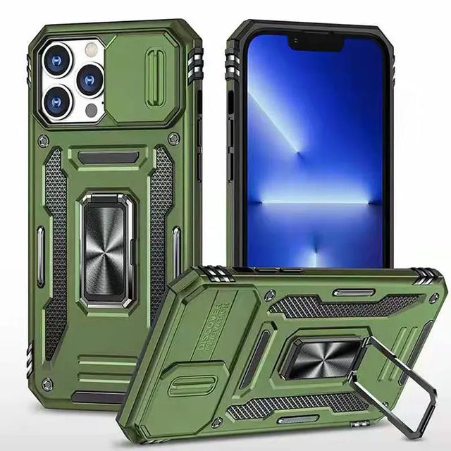 Ring Kickstand Magnetic Protective Cell Phone case for Samsung Note 20 S21 S30 ultra S20 Fe S22 ultra iphone 15 Pro Max Cover