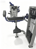 Machine à curls biceps réglable à charges individuelles pour la musculation des bras et l'entraînement en salle de sport