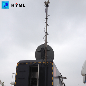 Мобильная телескопическая мачта HYML для съемки с креплением на транспортное средство, из алюминиевого сплава, с интегрированным подъемным механизмом и цилиндрическим гимбалом, для использования в условиях стихийных бедствий - Product Image 3