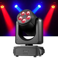 Directo de Fábrica: Luz Móvil LED RGBW 4 en 1 de 5x20W con Zoom, Efecto Wash y Beam, DMX512 para DJ, Discoteca, Club, Boda, Evento