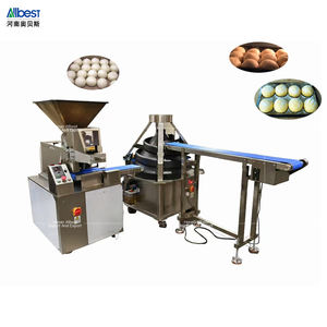 เครื่องแบ่งแป้งอัตโนมัติ เครื่องปั้นแป้งทรงกรวย เครื่องตัดแป้งตอร์ติญ่าและโรตี - Product Image 1