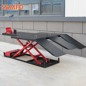 SAMFD 300KG Tijera hidráulica Mesa elevadora de motocicleta Rampa de elevación de motocicleta de servicio pesado para uso en taller y garaje - Product Image 6