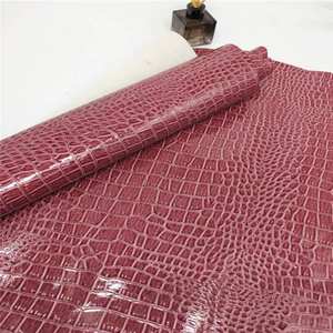 फैक्टरी मूल्य मगरमच्छ मुद्रित पीवीसी सिंथेटिक चमड़े के लिए बैग सामग्री - Product Image 6