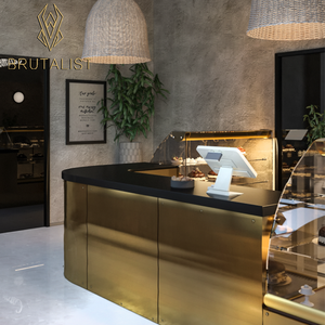 Diseño de interiores personalizado para heladerías de yogur, escaparate de tienda de calle caliente, decoraciones de muebles para exhibición de tienda de dulces - Product Image 5