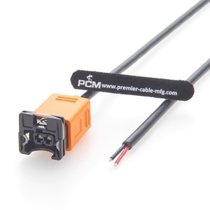 Kabel Harness Otomotif TE Connectivity 282762-1 AMP Junior Power Timer ke Kabel Ujung Terbuka 18AWG untuk Sensor Injektor Solenoid - Product Image 1