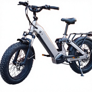 Vélo de montagne électrique 48V 20 pouces avec frein à disque hydraulique, suspension intégrale, moteur arrière 500W, batterie intégré<span class=keywords><strong>e</strong></span> - Product Image 4