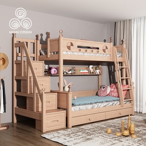 MUMU — meuble de <span class=keywords><strong>lit</strong></span> superposé <span class=keywords><strong>en</strong></span> bois, mobilier moderne pour enfants, rembourré <span class=keywords><strong>avec</strong></span> glissière - Product Image 4
