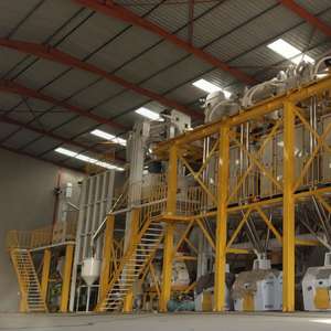 Moulin à <span class=keywords><strong>farine</strong></span> de maïs 150TPD <span class=keywords><strong>semi</strong></span>-automatique pour une production quotidienne économe en main-d'œuvre, vente en gros et approvisionnement en vrac - Product Image 2