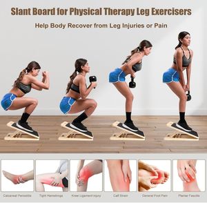Planche inclinée en bois pliable à pied réglable 5 positions en bois de gymnastique professionnelle en gros - Product Image 6