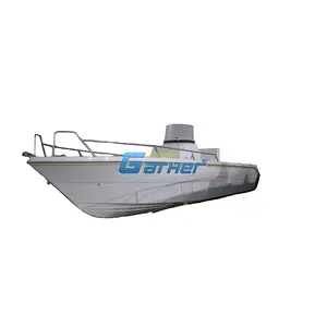 23ft الفيبرجلاس قارب سباق الكونسول الوسطي زوارق الصيد الرياضة الفيبرجلاس قارب الفلبين النفخ