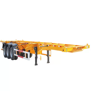 Semirremolque de Contenedores de Carga de 20 y 40 Pies, Fabricado en China, para Transporte de Contenedores Marítimos - Product Image 4