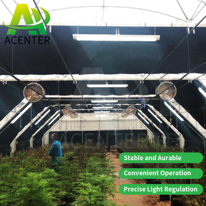 Grande serre agricole de privation de lumière automatique de 8x16m pour la culture de champignons de chanvre - Product Image 2
