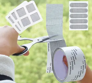 Screen window and screen door self-adhesive patch, floor drain filter patch, mosquito and insect proof repair patch