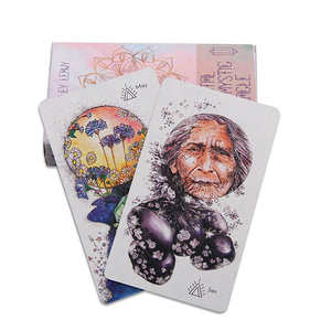 Usine impression cristal coloré lune mystique <span class=keywords><strong>oracle</strong></span> carte de tarot personnalisé votre propre logo astrologie papier cartes de tarot - Product Image 5