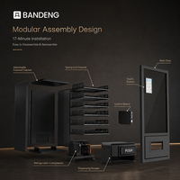 BANDENG BD6610 22T Self Service Vending Machine for Snack and Beverage Retail With 60SKU Refrigerated Cabinet Sales Use