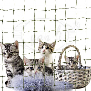 Filet <span class=keywords><strong>de</strong></span> sécurité <span class=keywords><strong>pour</strong></span> balcon en PE + fil d'acier, couleur pierre, résistant aux déchirures, durable, 3m*4m, maille 30x30mm, avec service <span class=keywords><strong>de</strong></span> découpe - Product Image 2