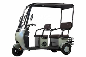 Xe ba bánh điện người lớn mới, khung thép dày, công suất 1000W, 60V/72V, kiểu dáng mở, kiểu Tuk Tuk, vận hành bằng điện - Product Image 4