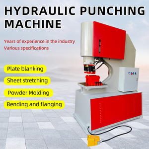 Machine de découpe et de poinçonnage hydraulique multifonction de haute qualité pour le traitement des métaux 900kN 4kW Facile à utiliser - Product Image 2