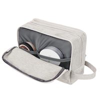 Trousse de toilette de voyage pour enfants avec poignée, organiseur compact pour la gym, le camping, la randonnée, sacs de toilette portables