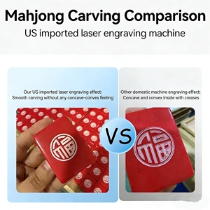 MUZHENG Venta al por mayor Directo de fábrica Marca de lujo Moderno portátil de <span class=keywords><strong>casino</strong></span> y juego de azar Mahjong de acrílico tallado 160 fichas de Mahjong Americano - Product Image 6