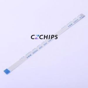 JS05B-08P-100-3-4 FFC Cable (Flexible Flat Cable) P=0.5mm Connector 8P 0.5mm 0.3mm Reverse - Product Image 1