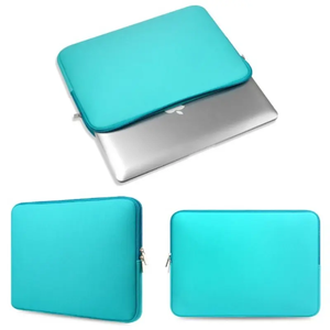 Funda impermeable blanda para portátil de 15,6 pulgadas, funda protectora de transporte con logotipo personalizado, funda de neopreno para portátil - Product Image 2