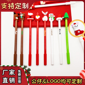 Christmas Cartoon Gel Pens <b>Plastic</b> Durable Promotional Gift Writing Tool - Product Image 5