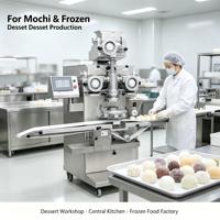 Machine à Mochi Automatique avec Moule Personnalisé en Acier Inoxydable 304 pour la Fabrication Complète de Gâteaux de Riz Fourrés